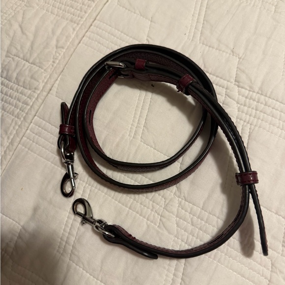 Rebecca Minkoff Pebbled Burgundy Leather Shoulder/Crossbody Bucket Bag EUC - Picture 12 of 13